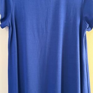 Architect Royal Blue Short Sleeve knit dress.